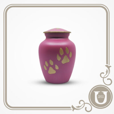 Classic Pink Gold Paw Large