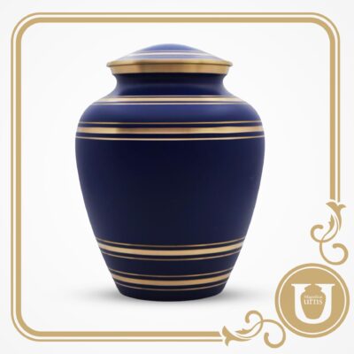 Minimalist Blue Brass