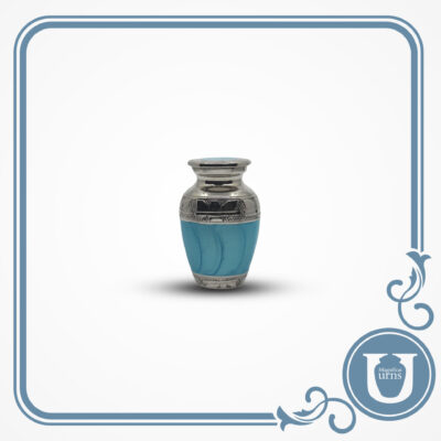 Keepsake Radiant Band Sky Blue - Brass