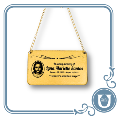 Small Personalized Nameplate for Baby